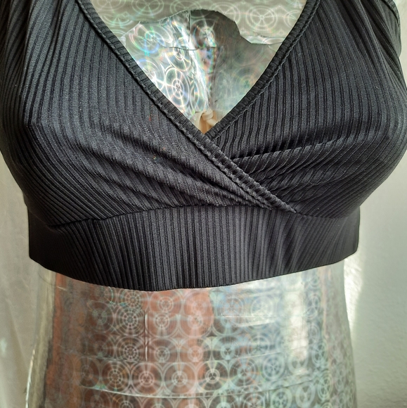 Rosegal Flirty Appliqué Razor Back Bralette 1X - Picture 4 of 11